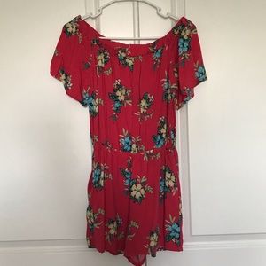 Off the shoulder romper